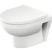 Duravit Wandcloset No.1 Diepspoel Compact Rimless 36.5x48cm Met Hygieneglaze Wit