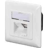Digitus inbouwdoos, Cat.6, Klasse E, 2 x RJ45, afgeschermd