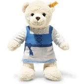 Steiff knuffelbeer Mila met dirndl, beige, 30 cm, artikelnummer 988639