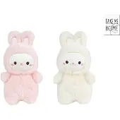 Take Me Home knuffel konijn pluche 19cm speelgoed wit.