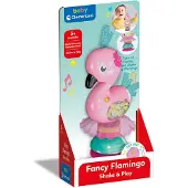 Clementoni baby flamingo ratel schud en speel