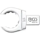 Bgs insteek-ringsleutel open 16 mm opname 9 x 12 mm - 6904-16