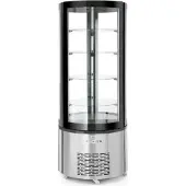 Hendi Ronde Gebaksvitrine, 360 Liter, LED Verlichting, ø680x(H)1750mm Hendi