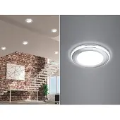 TRIO LED inbouwspot Aura 8,2cm grijs
