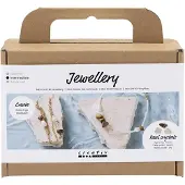 Creative Company Creativ Company Mini Hobbyset Sieraden Kristal Ketting en Oorbellen