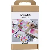 Creativ Company schilderset gouache voor kinderen en volwassenen - creatieve hobbyset.