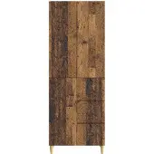vidaXL 2 st Oud hout