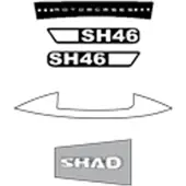 Shad SH46 Stickers