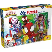 Lisciani Marvel Spidey amazing friends puzzel - kleurplaat 24 stukjes