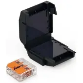 Cellpack 407859 EASY-PROTECT/113 Gelbox voor verbindingsklemmen Flexibel: 0.2-4 mm² Massief: 0.2-4 mm² 1 stuk(s) Zwart