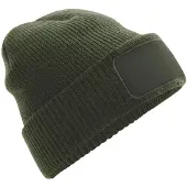Beechfield Thinsulate Printer Patch muts (Olijfgroen)