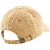 Beechfield Vintage baseballpet met laag profiel (Mosterd)