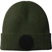 Beechfield Fashion cirkelvormige patch muts (Olijfgroen/zwart)