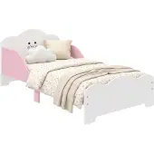 AIYAPLAY Kids Bed-MDF-143L x 77B x 60H cm-Rosa