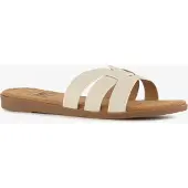 Scapino Dames slippers beige maat 42