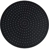 vidaXL Regendouchekop rond 50 cm roestvrij staal zwart