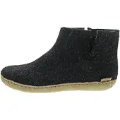 Glerups Low boot leather sole g 02-charcoal