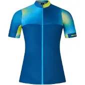 Endura Functioneel shirt 'Bitmap Block' blauw / limoen