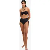Marc o'polo Bikinibroek ' Abstract Floral ' zwart