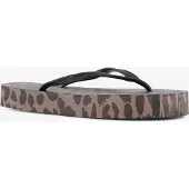 Scapino Dames teenslippers met panterprint bruin zwart maat 37