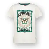 Vingino T-shirt Harloua Meisje Wit 176