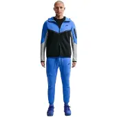 Nike Tech Fleece Sportswear Trainingspak Donkerblauw Zwart Grijs Wit