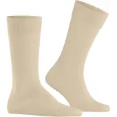 Burlington Lord eenkleurig katoen sokken heren beige - maat 46-50