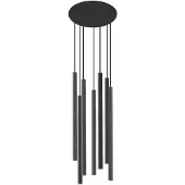 Lyora Zwarte hanglamp Laser 7-lichts