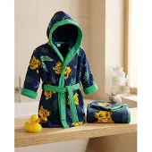 Disney Set Badjas + Handdoek + Washandje Kind De Leeuwenkoning 5-6 Jaar