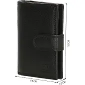 Double-D FH-serie Creditcard etui - Zwart