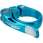 Reverse Components Long Life Zadelklem Ø34,9 mm, turquoise 2024 Zadelklemmen