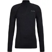 Falke - Wool-Tech L/S Zip - Merino-ondergoed S, zwart