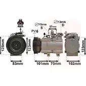 VAN WEZEL 8200K219 Aircopomp