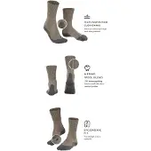 Falke TK1 Adventure Wool Wandelsok Dames Scarlet 39-40