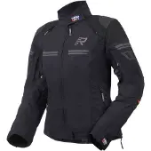 Rukka Armatou-R Zwart Waterdichte Dames Textiele Motorjas Maat 40