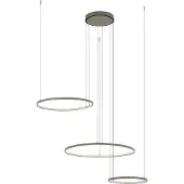Euluna Hanglamp CIRCOLO, groen, Woon-/ Eetkamer, Aluminium, Modern