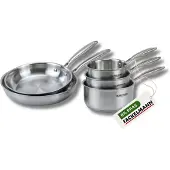 Fackelmann Pan 28 cm van 18/10 roestvrij staal Triply Vita3