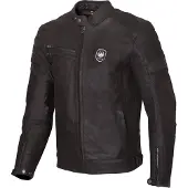 Merlin Alton II D3O Zwart Leren Motorjas Maat 4XL