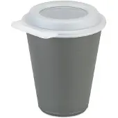 Koziol - Beker met deksel en drinkopening, 300 ml