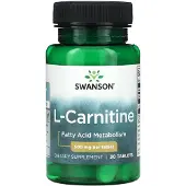 Swanson Health L-Carnitine 500mg - 30 tabletten