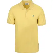 Scotch & soda Core Piqué Polo Geel