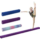 SPORTNOW -Beam Balance-Fluwelen-210x10x6.5cm-Paars
