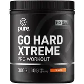Pure Go Hard Pre-Workout - 30 servings - Orange