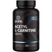 Pure Acetyl-L-Carnitine 500mg - 120 v-caps