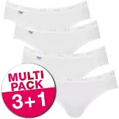 Sloggi Basic+ mini 4-pack wit