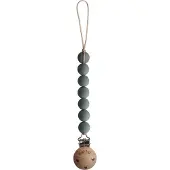 Mushie Soother Chain Halo, Cloudy Mauve