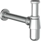Kirchhoff Beker sifon, chroom, 1 1/4" (5/4") x 32 mm - 98803110