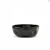 Dutchdeluxes Schaal Ceramic Large 18 cm Zwart Mat
