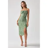 Hiccups for Kids Allover Bloemenprint Bodycon Midi-jurk met Splits