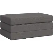 vidaXL Vouwbare Sofa Bed 100 x 67 x 45 cm Lichtgrijs